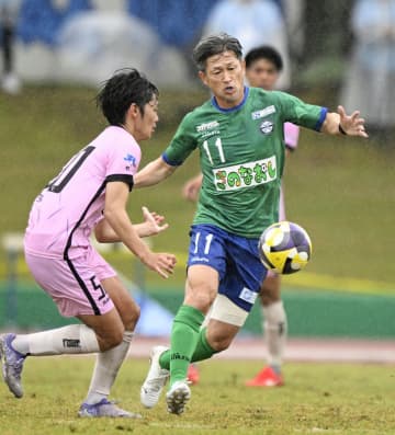 58歳カズ、最年長出場記録更新　JFL鈴鹿、2戦連続出場