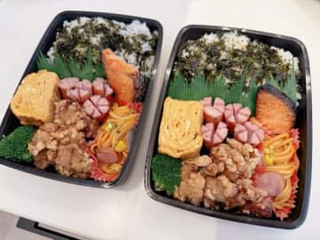 辻希美「20分でなんとか作った」子どもたちのお弁当を公開
