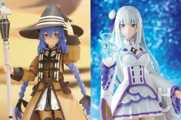 『リゼロ』のエミリア＆『無職転生II』ロキシーがカドプラで登場!! 気になるキット仕様や付属パーツ等をじっくりと確認しよう!!【KADOKAWA PLASTIC MODEL SERIES】