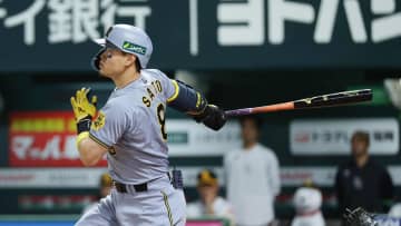 【阪神】初戦勝利の阪神が初回に幸先よく1点を先制　佐藤輝明が2試合連続のタイムリー