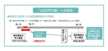 「130万円の壁」対策、事業主証明での被扶養者認定を恒久化　厚労省