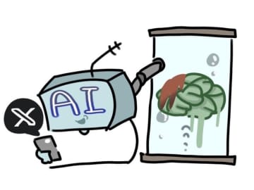 AIも脳が腐る。“Xの人気だが低俗な投稿”を見続けるとAIも品質が低下（生成AIクローズアップ）