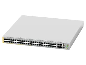 アライドテレシス、マルチギガビット対応ポートを48基備えたレイヤ2plusスイッチ「AT-x240-52GHXm」