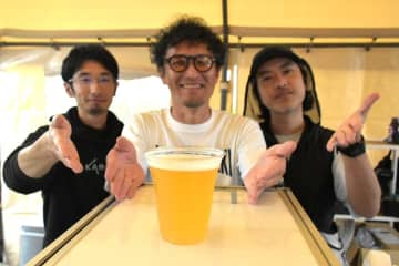 ビール開発　北茨城特産へ　白濁特徴、豊かな香り　フリーペーパー制作・加島さん　イベントでも好評