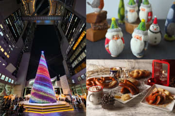 梅田スカイビルに巨大ツリー＆ヒュッテが登場！「Wonder Christmas Marche」開催決定！限定マグカップ、グリューワインがお得なセットも！