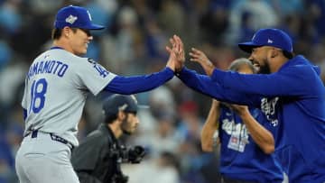 グラスノーが山本由伸のすごさを力説！山本は「とにかくすごい集中力がある人」記者からの質問に「印象的でない部分なんてあるのか？」