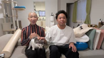 大の猫好き・ひょうろくが“自然体”でサンシャイン池崎が預かる保護猫・ブルボンと交流！先輩芸人からのアドバイスを受け快挙を達成する
