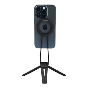 高耐久でスタイリッシュ ケンコー・トキナーの亜鉛合金製スマホスタンド 3通りの使い方で便利に使える