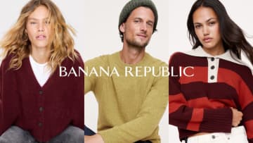【家で洗えるカシミヤ】バナナ・リパブリック HOLIDAY 2025 カシミヤコレクション発売！トレンドのラガーシャツ風ニットなど全9型！