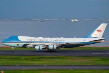 エアフォース・ワン、羽田へ現る！ トランプ大統領来日で飛来 マリーン・ワンも飛行へ