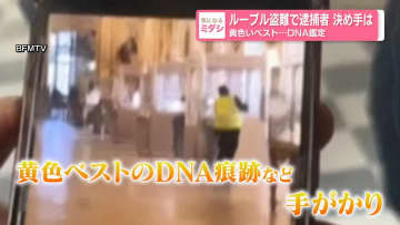 ルーブル盗難で逮捕者 決め手は黄色いベスト…DNA型鑑定