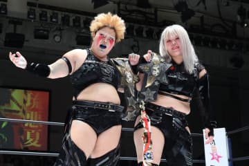 【スターダム】刀羅ナツコ＆琉悪夏　ＭＶＬ撃破でゴッデス王座Ｖ２「ウチらを超えるタッグチームはいない」