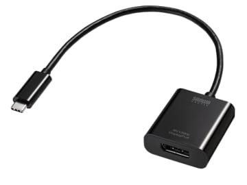 4K/120Hzの映像出力可能なUSB Type-C→DisplayPort変換アダプター「AD-ALCDP02」、サンワサプライが発売