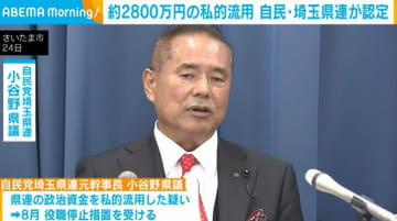 約2800万円の私的流用 自民・埼玉県連が認定