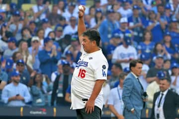 ドジャース試合前に「涙がこみ上げてくる」　実現した共演に列島感動「歴史スペクタクル」