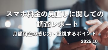 約6割が「料金を見直したい」695名にスマホ料金の見直し意識を調査　ランダムに選出した男女695名に対し、スマホ料金の把握状況や見直し意識・重視するポイントに関するアンケート調査を実施しました。
