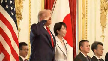 【速報】高市首相×トランプ大統領対面で初の首脳会談始まる…防衛力強化姿勢表明か、関税措置の文書署名式も予定