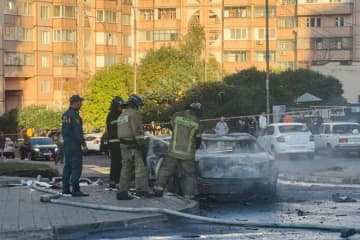 ウクライナ軍、ロシアのダム攻撃　集落に浸水の危険