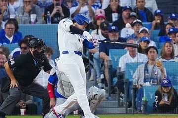 内角ボール球なのに…「怖すぎるよ大谷さん」　WS2号に騒然「なんでHRにできる？」