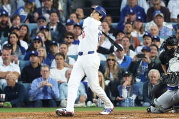 内角に食い込む速球も「快適そう」　大谷の豪快ソロに米実況席も絶賛「特別である理由だ」