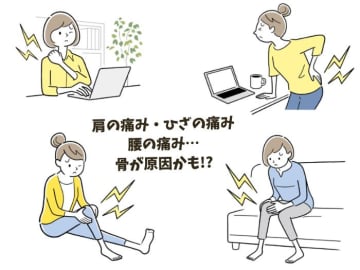 顔のたるみ・腰痛・ひざの痛み…じつは“骨の変化”が原因だった！ 医師がすすめる簡単「骨活習慣」