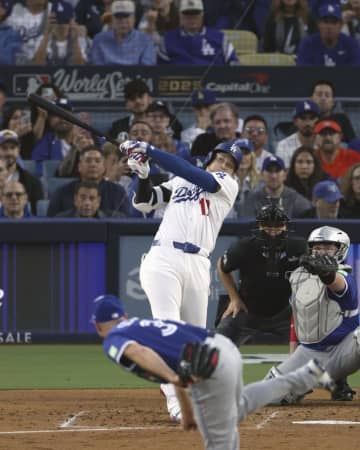 大谷が2発、PSで11本塁打　松井秀喜の日本勢最多を更新