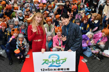 池袋が“ズートピア化”！？ゲイリー役・下野紘、ガゼル役・Dream Ami仮装姿で登場！「池ハロ」スペシャルステージ