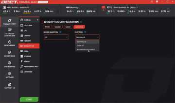 OCCT、コイル鳴きでメロディを奏でる機能。異音を判別しやすく