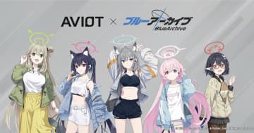 「AVIOT」×「ブルーアーカイブ」コラボ完全ワイヤレスイヤホン「TE-V1R-BLA」が12月13日まで予約受付中！100種類以上の完全新録スペシャルボイスを収録