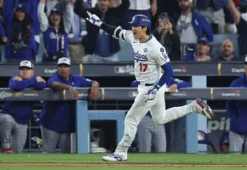 大谷翔平がシャウト！ WS2号＆3号で史上初PS3度目のマルチ本塁打と二塁打2本