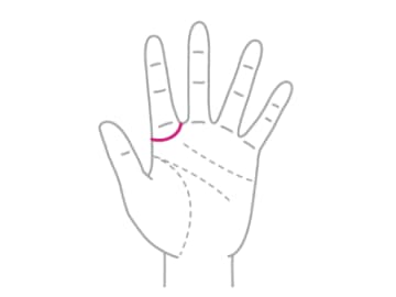 占い師やカウンセラー、教師などに向いている人に出る『ソロモンの環』とは！？【手相の教科書】