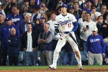 大谷翔平、バット振らずに生んだ史上初の記録　走者なしなのに…圧倒的な威圧感を米記者紹介