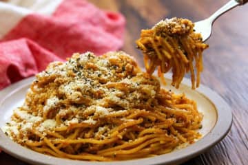 バターの香りにうっとり♪「ケチャップ×バター」のパスタ