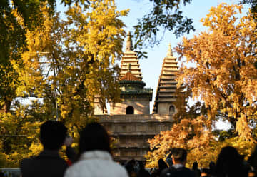秋色に染まる五塔寺を訪ねて　北京市