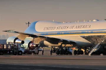 アメリカ大統領専用機エアフォースワンからとらえた富士山　貴重な絶景に反響　「すごい時代だな」「美しい」