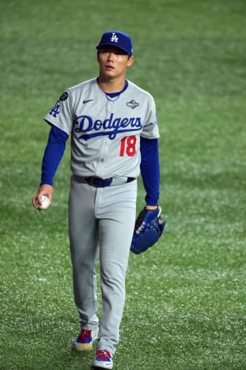 【ドジャース】山本由伸が延長１８回にブルペンで投球練習　１０５球完投から中１日