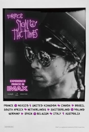 映画『プリンス:サイン・オブ・ザ・タイムズ』本編歌唱シーン公開 日本限定オリジナルポストカード配布決定