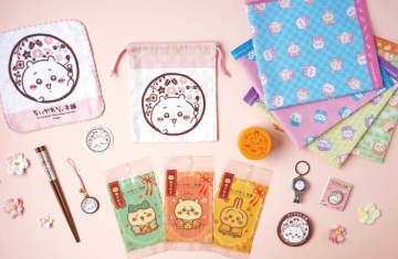 「ちいかわ」ハチワレ、うさぎが“和”雑貨&菓子に♪おこしやす!「ちいかわもぐもぐ本舗」京都伏見店がオープン2周年