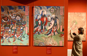 中国・河北美術館で古代壁画芸術名品展　131点を紹介