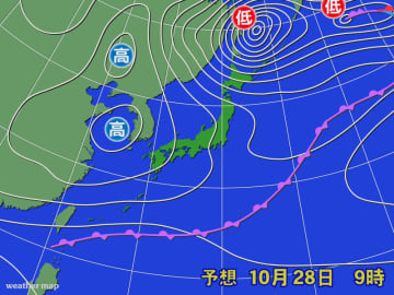 北海道日本海側　暴風に警戒　大雪に十分注意