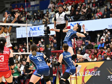 SVリーグ女子　NEC川崎が大阪MVを下して開幕6連勝　東レ滋賀は今季初勝利