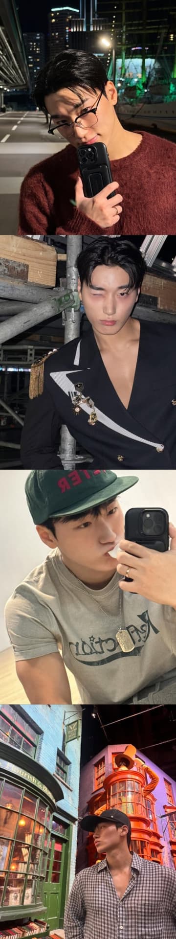 来日SHOTも！ATEEZ・サン、“爆イケ”アイドルからオフは恋人感満載に「ときめきでAEDになれる」【PHOTO】