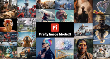商用可能な画像生成AI「Adobe Firefly Image Model 5」が発表、テキストプロンプトで画像編集が可能に／動画領域にはサウンドトラックやナレーションを生成できる編集ツールを追加