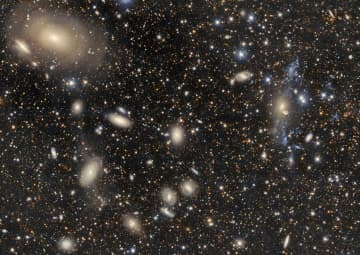 ダークエネルギーカメラが観測した“ケンタウルス座”の銀河団「Abell 3754」