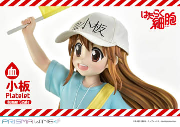 お値段50万超！『はたらく細胞』血小板ちゃんが巨大フィギュア化　全高100cmのヒューマンスケールで登場