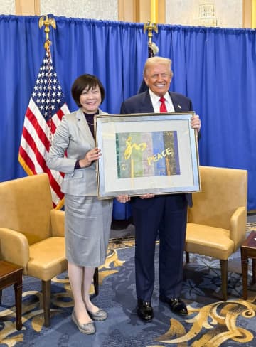 トランプ氏、安倍昭恵さんと面会　「私にも温かいお言葉」