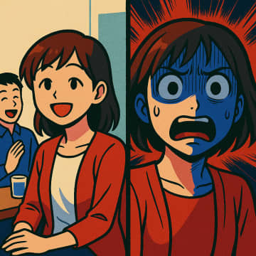 職場では「天然キャラで人気あるんだ」と信じていた私。飲み会でのあだ名を知り顔が引きつった【短編小説】