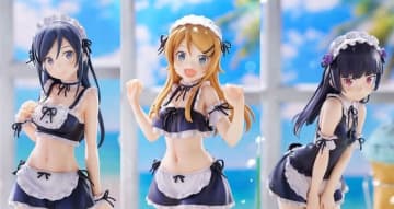 水着メイドの破壊力は永遠♪「俺の妹」桐乃、黒猫、あやせが立体化！アニメ放送開始10周年記念イラストを忠実に再現