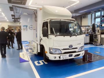 商用車に搭載できるトイレ　神奈川トヨタ、日大発のベンチャーと共同開発