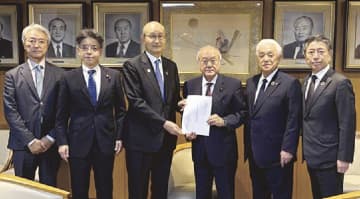 日建連／自民幹部に公共事業予算拡大・補正早期編成を要望